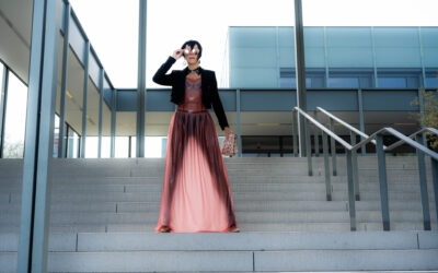 Blumenshooting ohne blühende Blumen. BTS Fashion Shooting mit Sarathustra am Folkwang Museum Essen